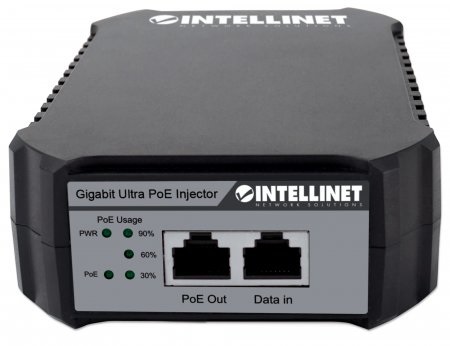Intellinet 561495 Adattatore PoE e Iniettore Gigabit Ethernet - 95W, Compatibile IEEE 802.3bt, Ultra-PoE