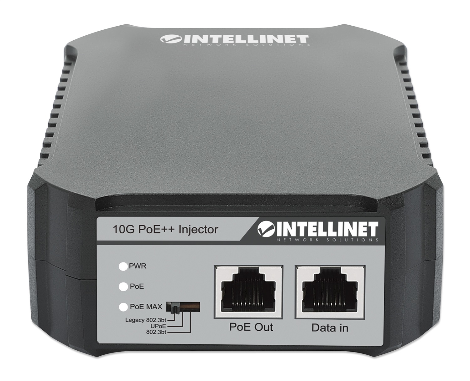 Intellinet 561945 Iniettore PoE 10G con uscita fino a 95W, RJ45 10GBASE-T, compatibile IEEE 802.3bt