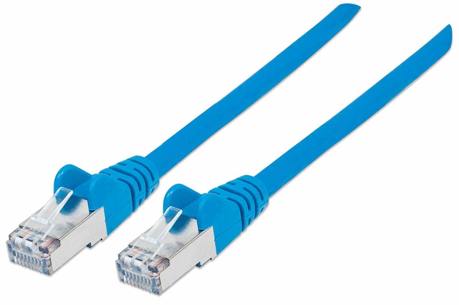 Intellinet Cavo di rete Patch Cat. 7 S/FTP Blu 0,25m con Connettore RJ45 6A in Rame