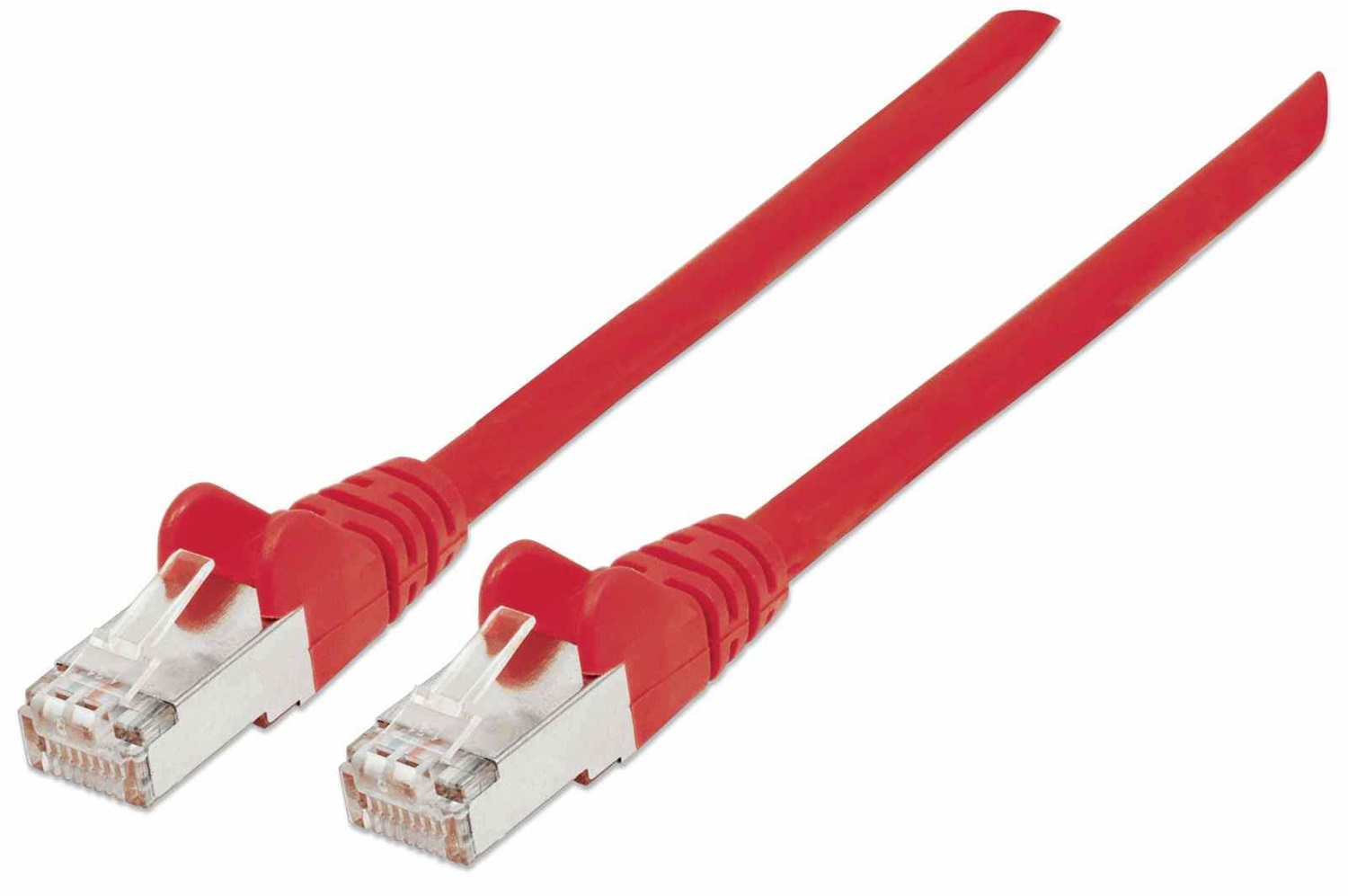 Intellinet 740692 Cavo di rete Patch Cat.7 Rosso 1 m S/FTP RJ45 6A in rame LSZH