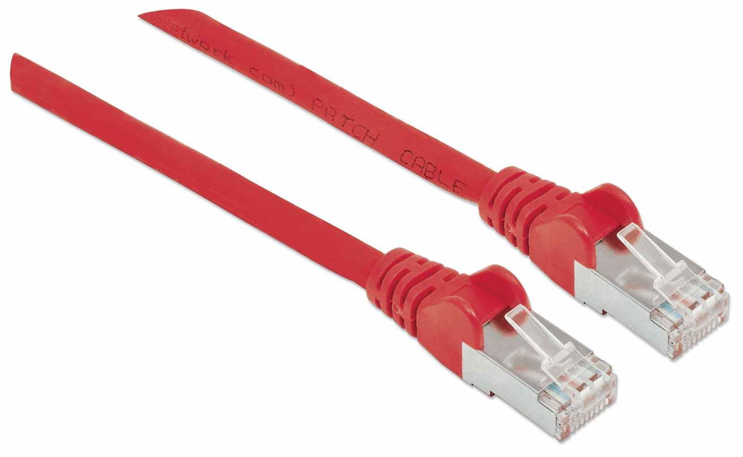 Intellinet 740692 Cavo di rete Patch Cat.7 Rosso 1 m S/FTP RJ45 6A in rame LSZH