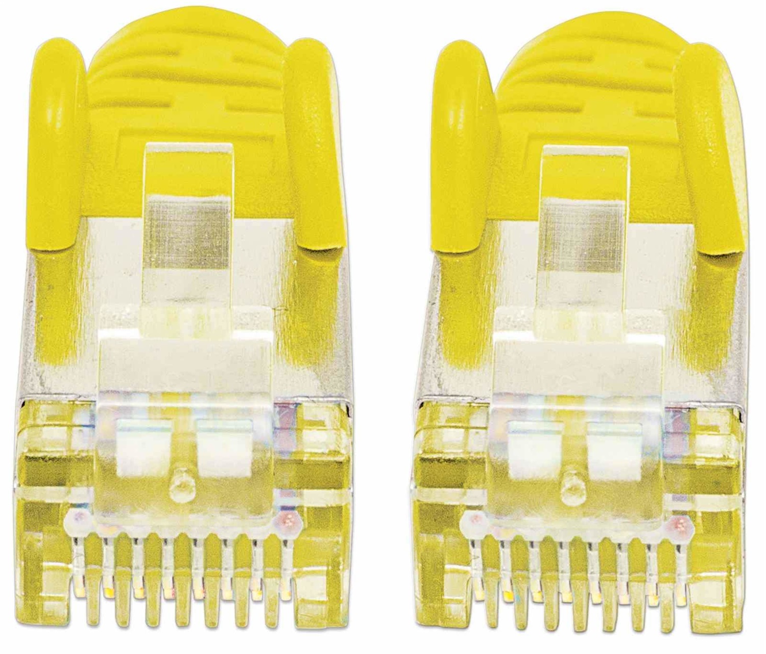 Intellinet Cavo di rete Patch Cat. 7 10 m Giallo S/FTP RJ45 6A in Rame 100% LSZH
