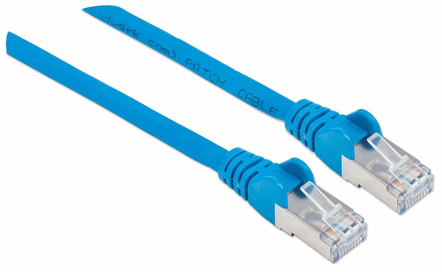 Intellinet 740852 Cavo di Rete Patch Cat.7 Blu 2 m S/FTP RJ-45 Oro 10000 Mbit/s