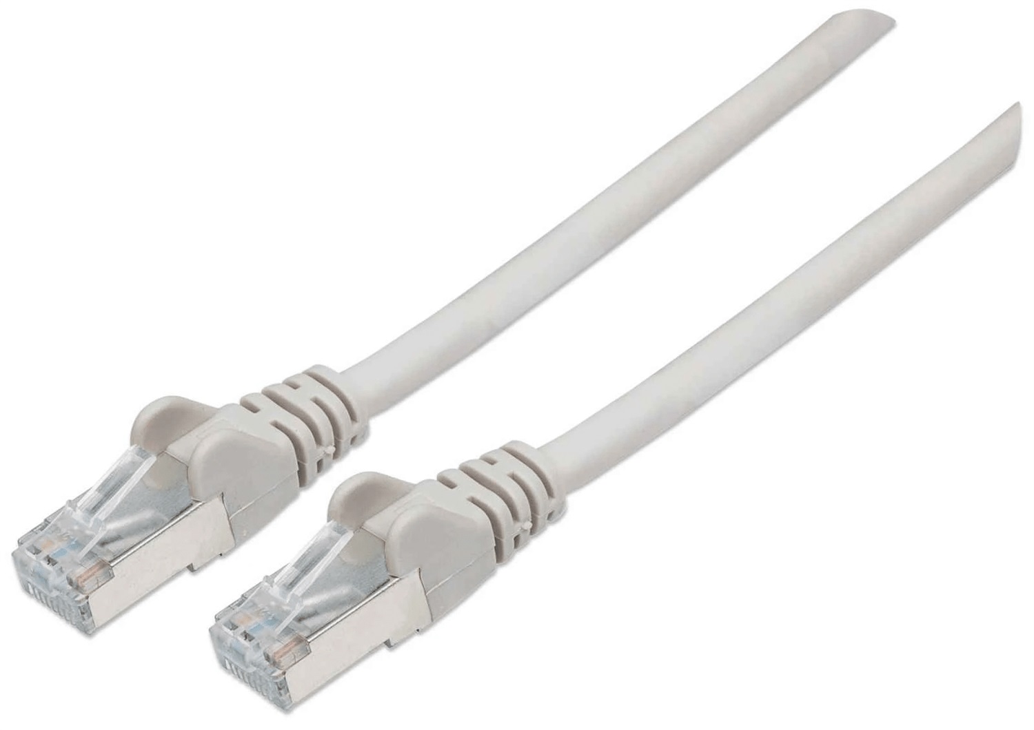 Intellinet 741095 Cavo di Rete Grigio 15 m Cat7 S/FTP (S-STP) RJ-45 Oro 10000 Mbit/s
