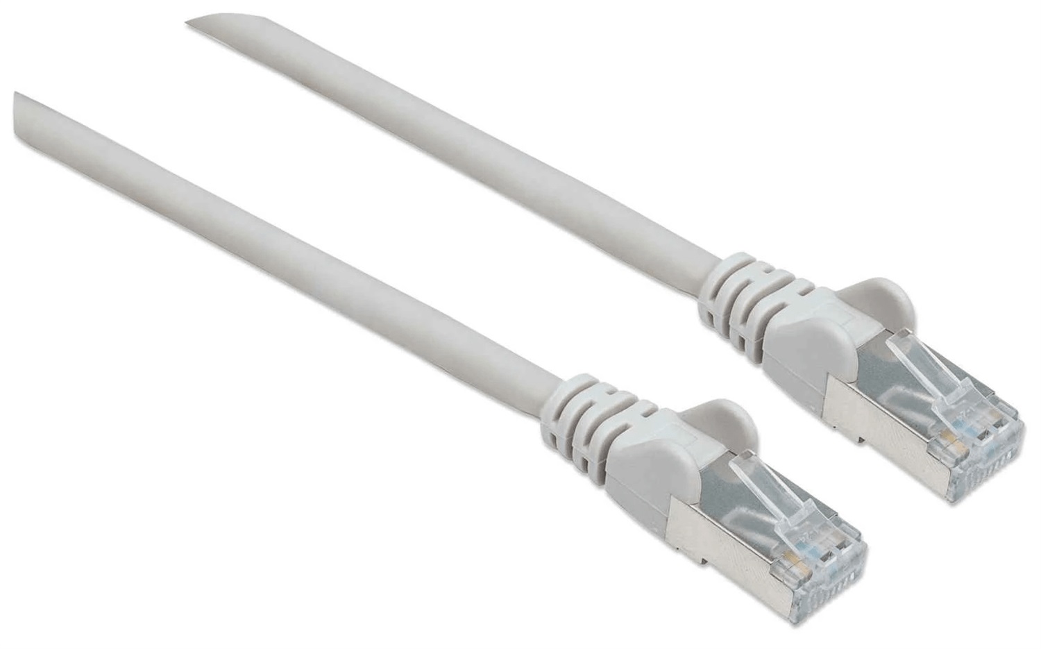 Intellinet 741095 Cavo di Rete Grigio 15 m Cat7 S/FTP (S-STP) RJ-45 Oro 10000 Mbit/s