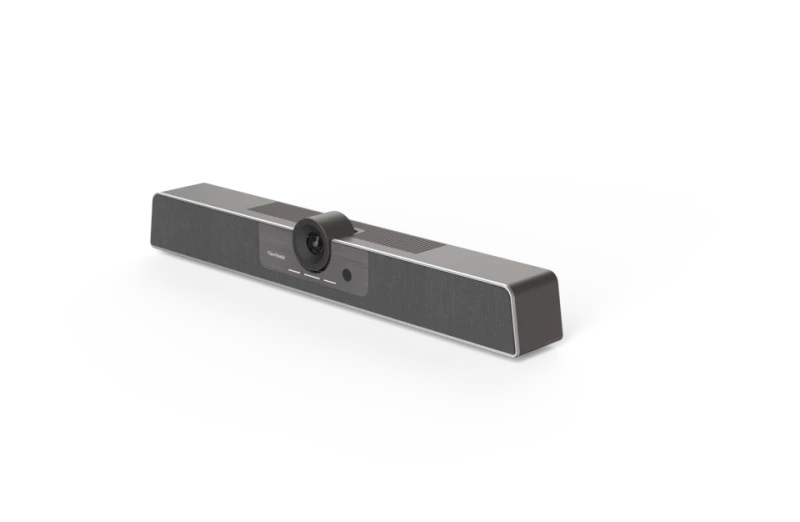 Viewsonic UMB202 Telecamera per Videoconferenza 4K Ultra HD, 3840 x 2160 Pixel, 30 fps, Zoom Digitale 5x, Angolo di Campo Visivo 117,8°, Certificata Microsoft Teams