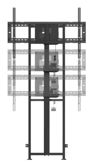 Viewsonic VB-STND-104 - Supporto motorizzato per TV 55-86