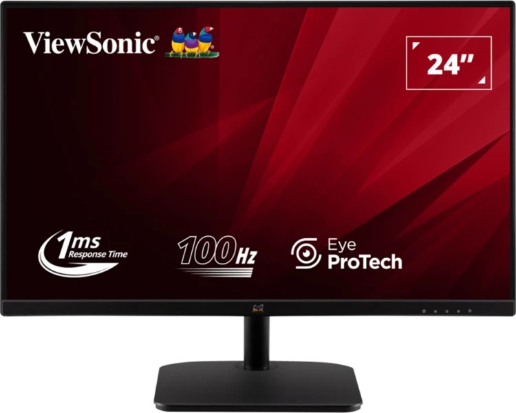 ViewSonic VA2432-MHD-3 Monitor LED 24'' Full HD 1920x1080, 1ms, Nero