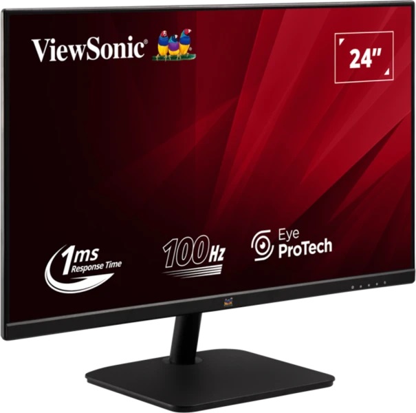 ViewSonic VA2432-MHD-3 Monitor LED 24'' Full HD 1920x1080, 1ms, Nero