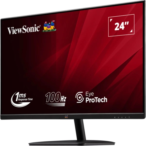 ViewSonic VA2432-MHD-3 Monitor LED 24'' Full HD 1920x1080, 1ms, Nero