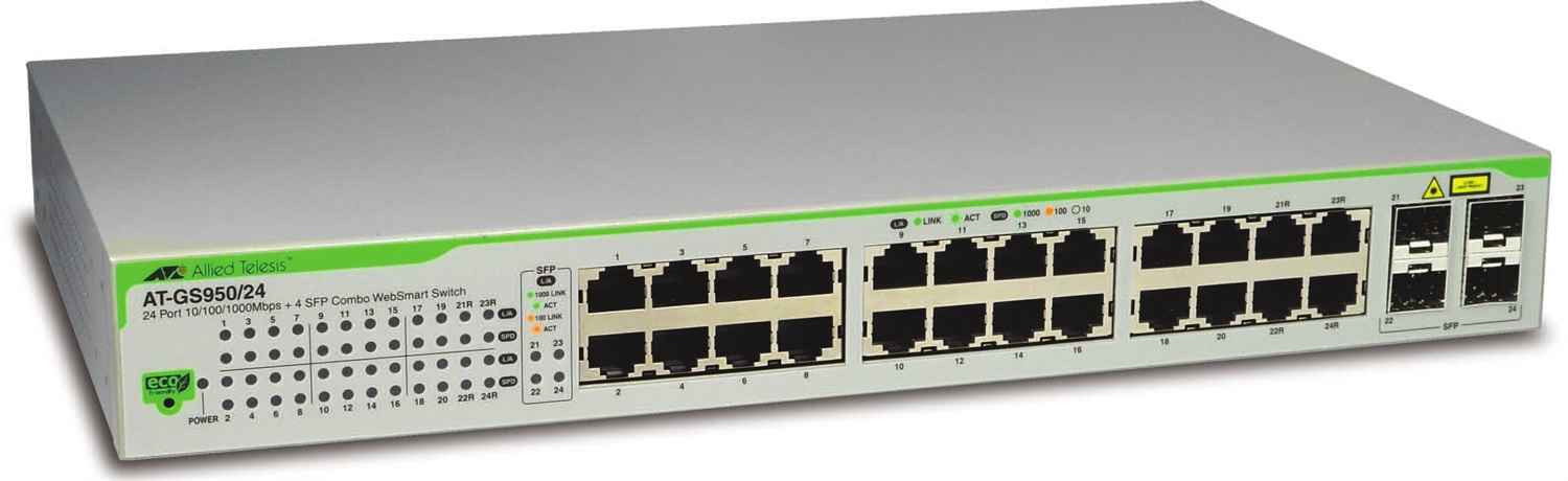 Allied Telesis AT-GS950/24-50 Switch di rete Gestito 24 porte Gigabit con 4 SFP