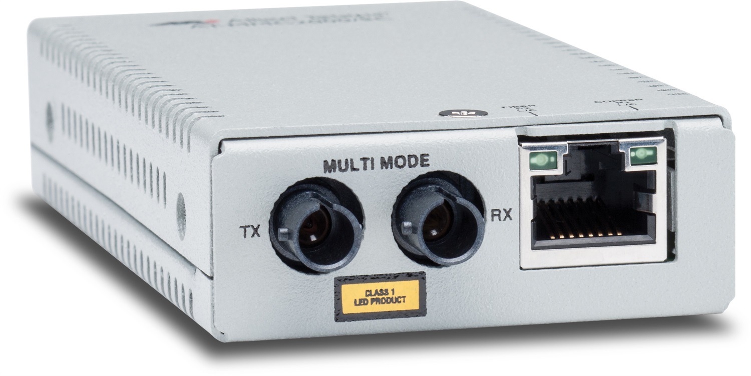Allied Telesis AT-MMC2000/ST-960 Convertitore Multimediale di Rete 1000 Mbit/s 850 nm Modalità Multipla Grigio - Compatibile 1000SX/ST a 10/100/1000T