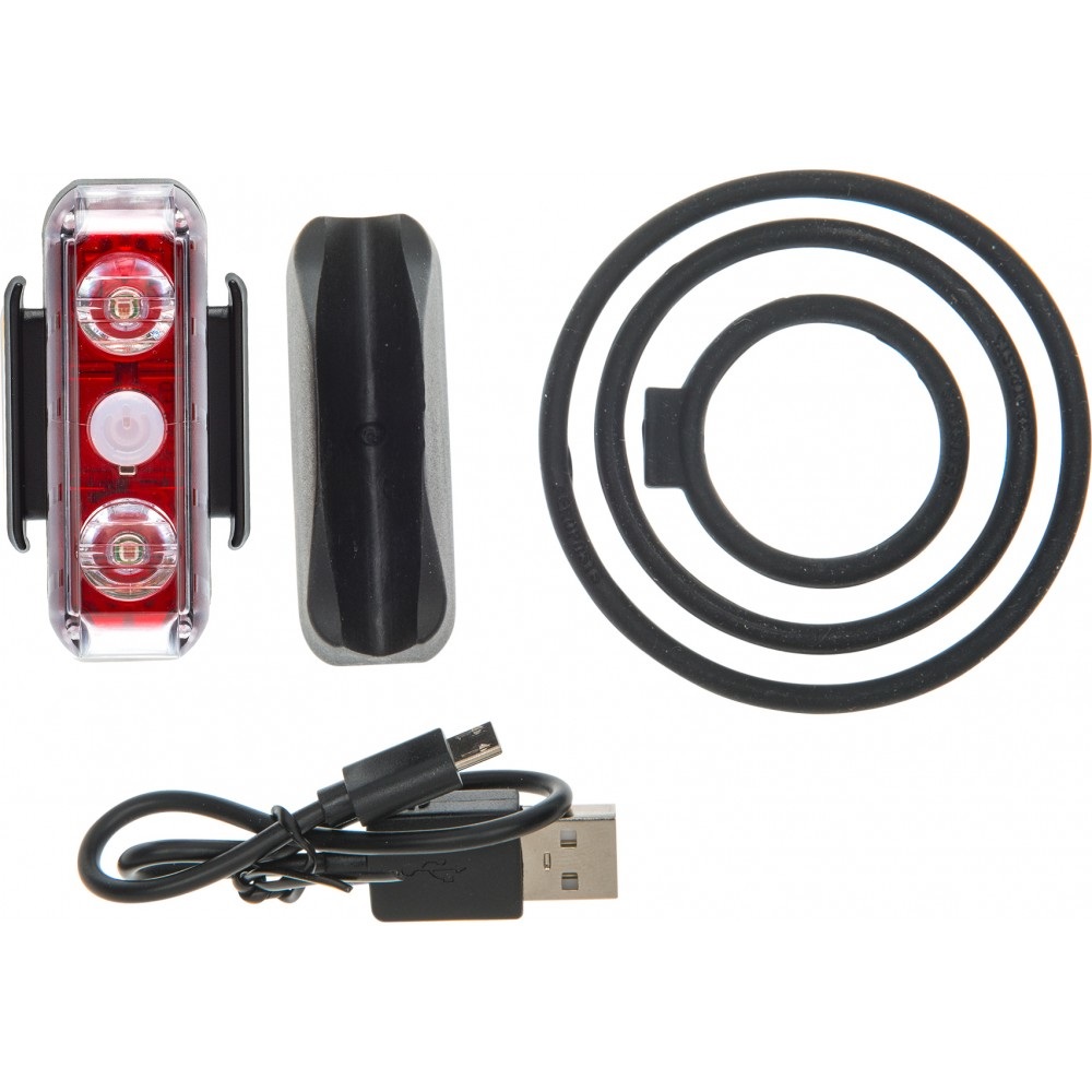 Blackburn Dayblazer Luce Posteriore LED 65 Lumen - Ricaricabile Micro USB, Nero