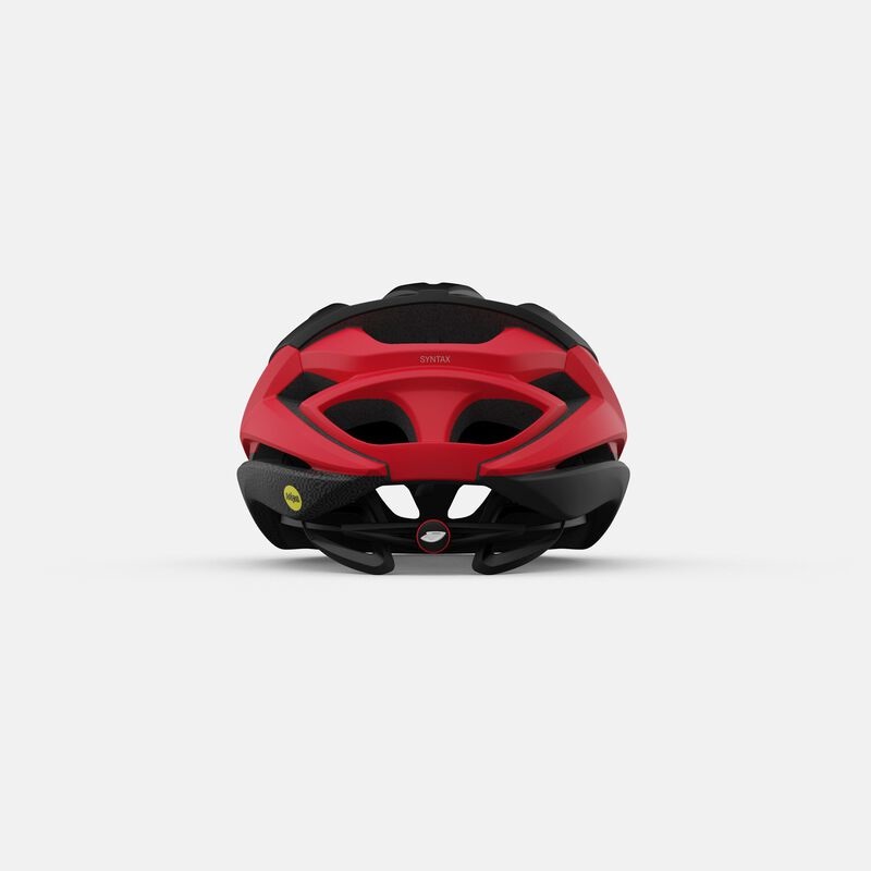 Giro Syntax MIPS Casco Strada Unisex - Nero e Rosso, Taglie S, M, L
