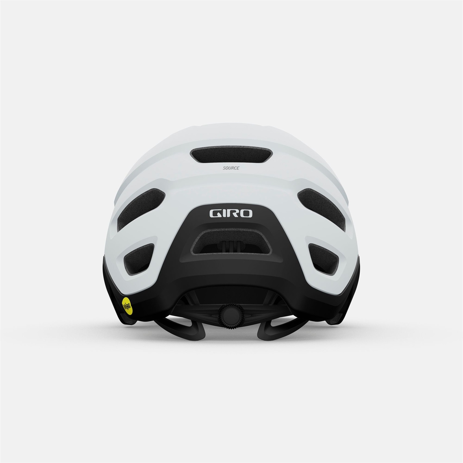 Giro Source MIPS Casco MTB Unisex Adulto - Nero e Bianco, Taglie M e L, Protezione MIPS, Calotta In-Mold