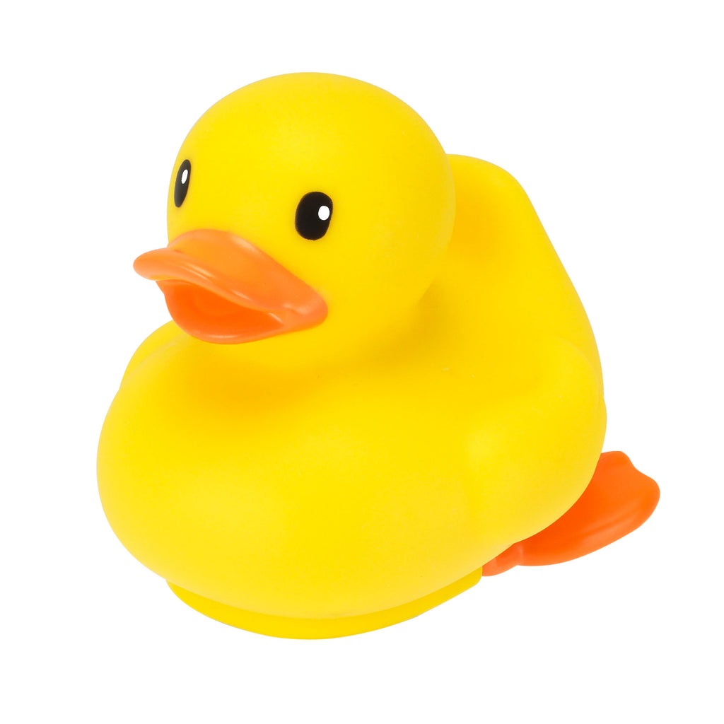 Infantino Papera di Gomma per il Bagno - Giocattolo Caricabile e Sfrecciante, Multicolore