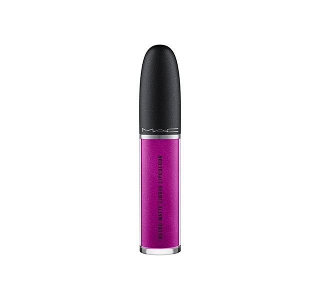 MAC Retro Matte Liquid Lipcolour Metallics - Atomized, Tinta Labbra 5 ml, Texture Liquida e Cremosa, Finitura Metallica