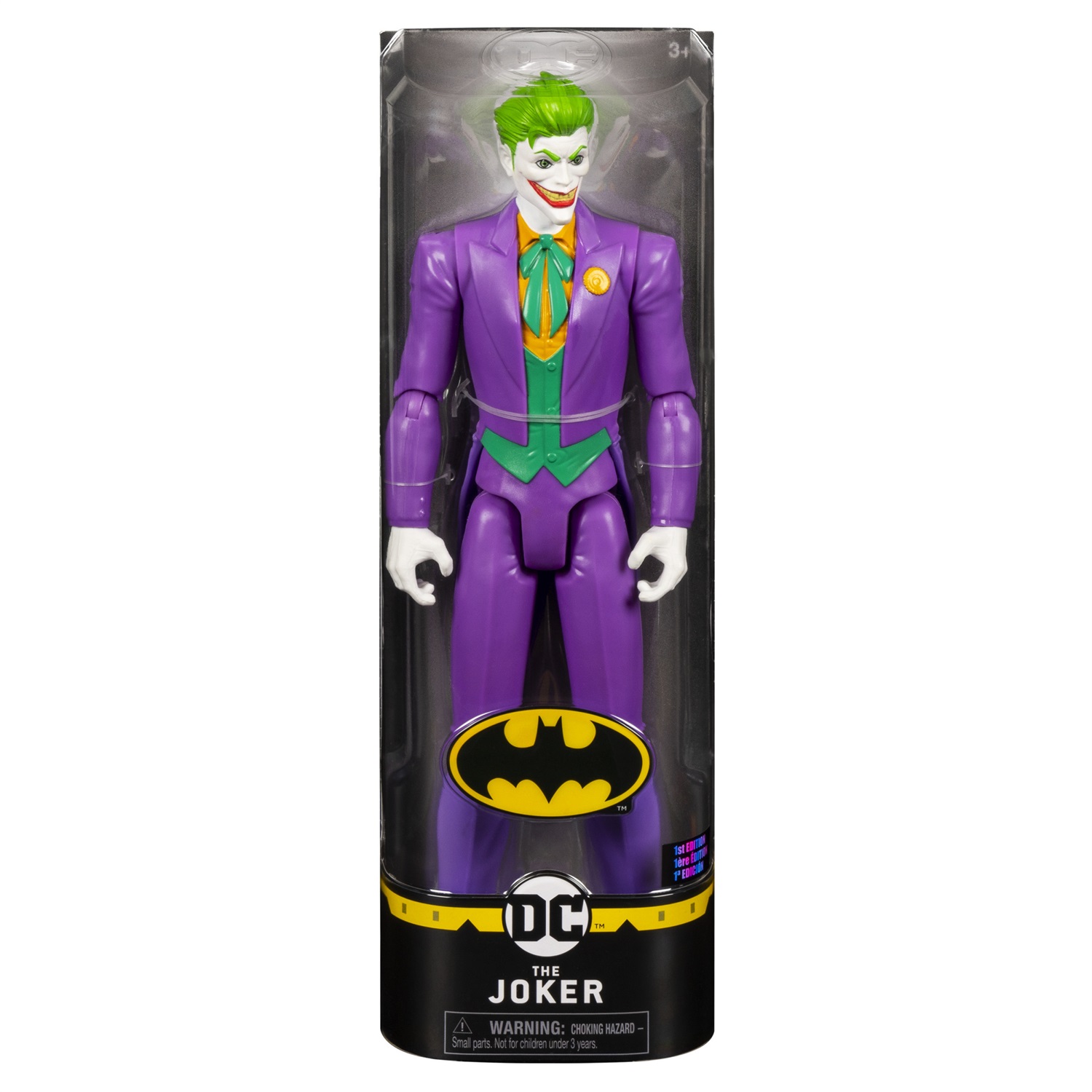 Spin Master DC Comics Joker - Personaggio Articolato da 30 cm con 11 Punti di Articolazione e Decorazioni Originali, Età Consigliata 3