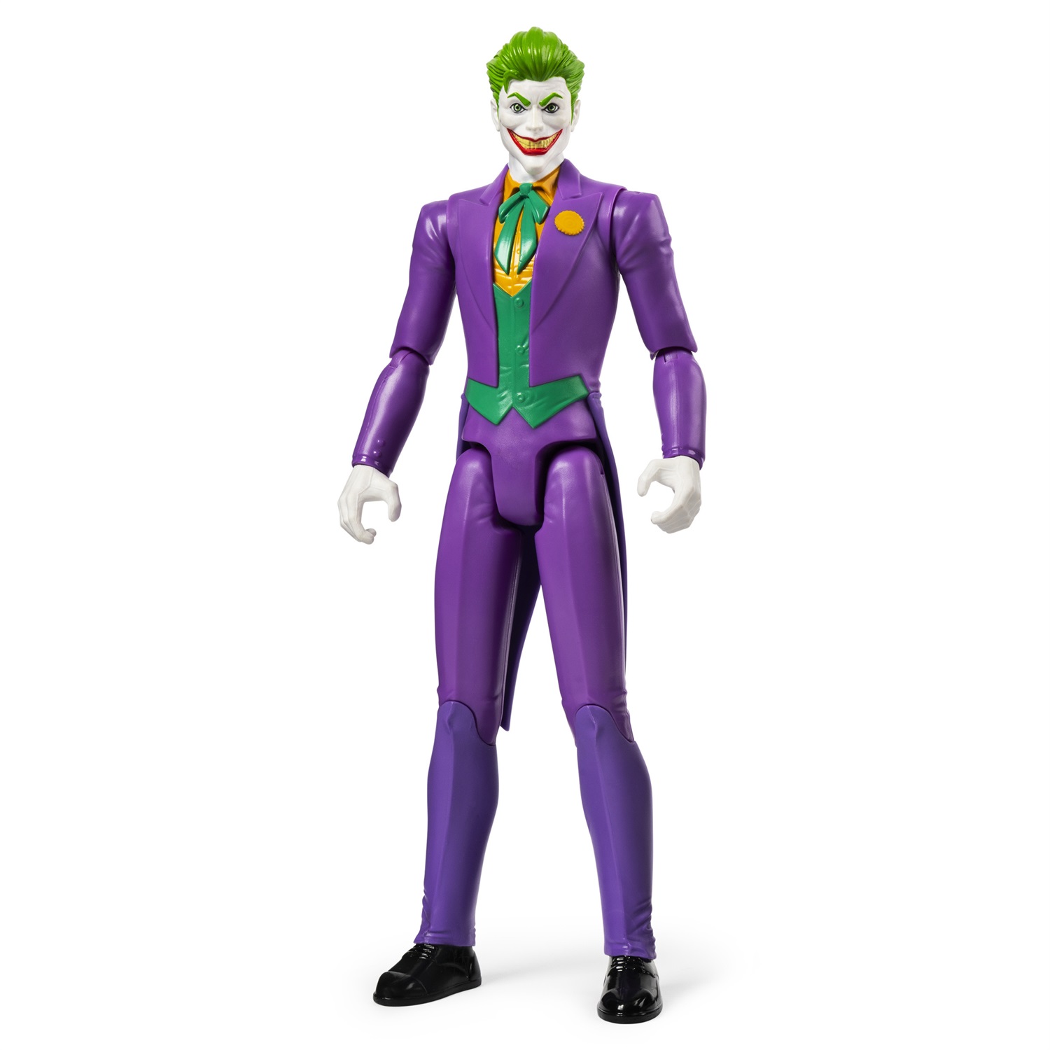 Spin Master DC Comics Joker - Personaggio Articolato da 30 cm con 11 Punti di Articolazione e Decorazioni Originali, Età Consigliata 3