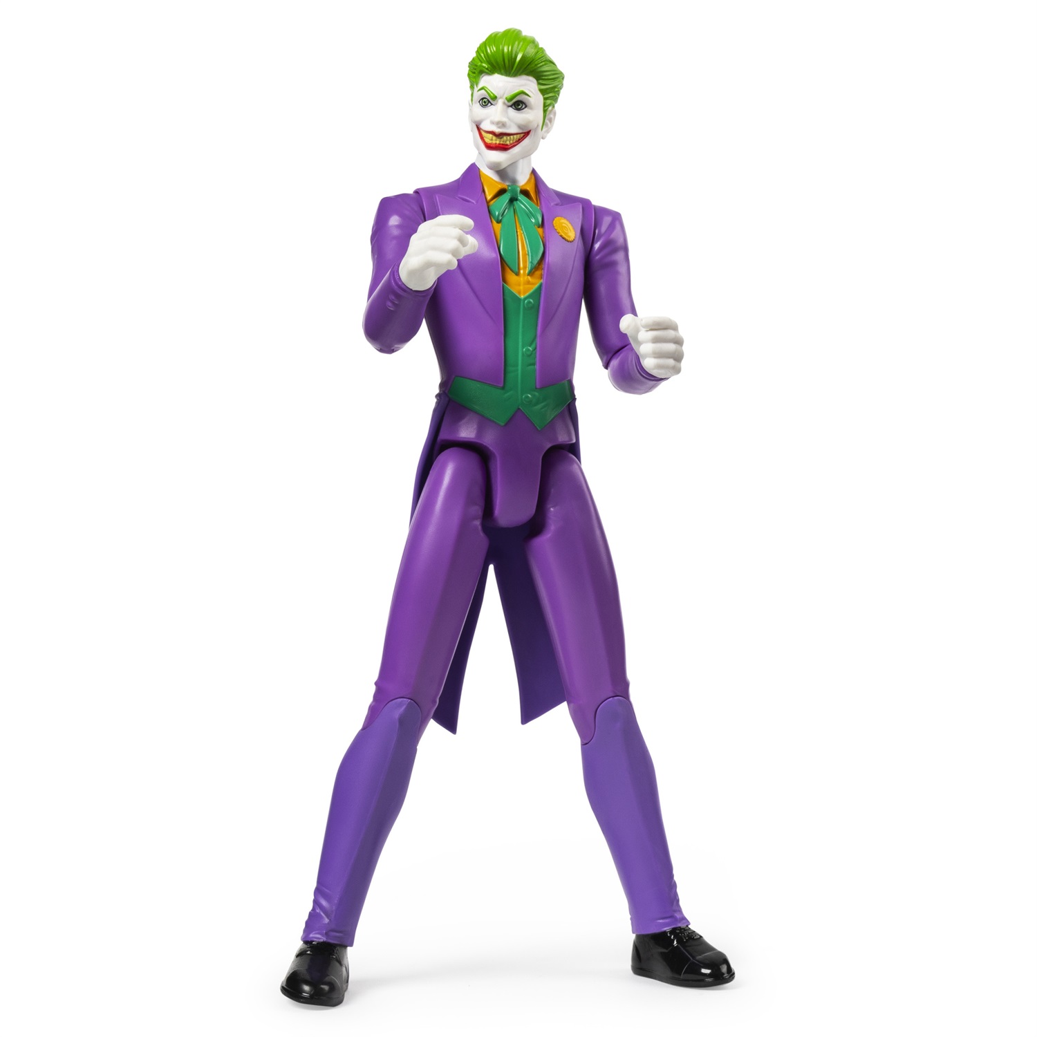 Spin Master DC Comics Joker - Personaggio Articolato da 30 cm con 11 Punti di Articolazione e Decorazioni Originali, Età Consigliata 3