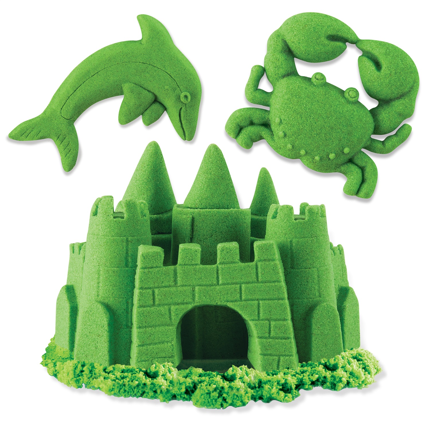 Spin Master Kinetic Sand - Sabbia Cinetica 227gr, Colorata, Non Secca Mai, Stimola Creatività, 3 Anni