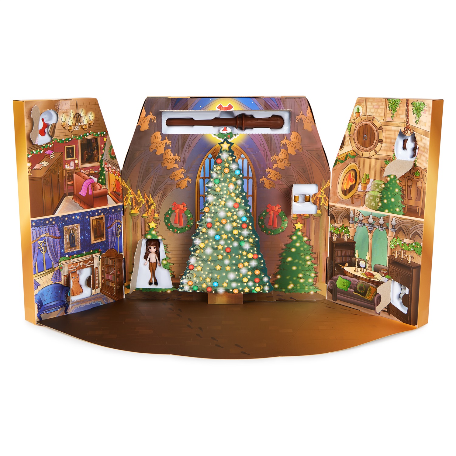 Wizarding World Harry Potter - Calendario dell'Avvento Magical Minis con 24 Regali, 2024, Giocattoli a Sorpresa per Bambini 6 Anni