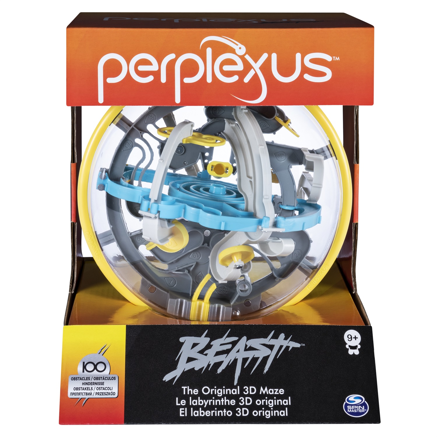 Spin Master Perplexus Beast - Labirinto Tridimensionale con 100 Ostacoli, Gioco di Pazienza e Abilità per 1 Giocatore, Età 8