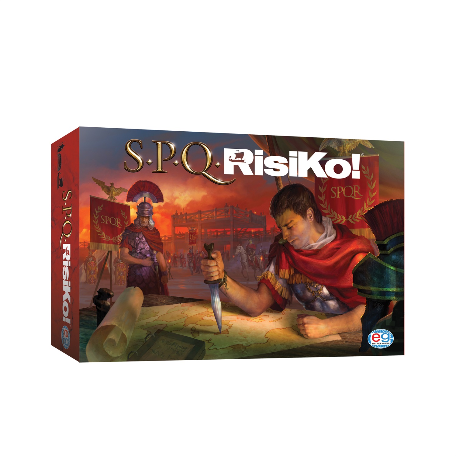 Spin Master SPQRisiKo - Gioco da Tavolo Strategico Ambientato nell'Antico Impero Romano, Età 8