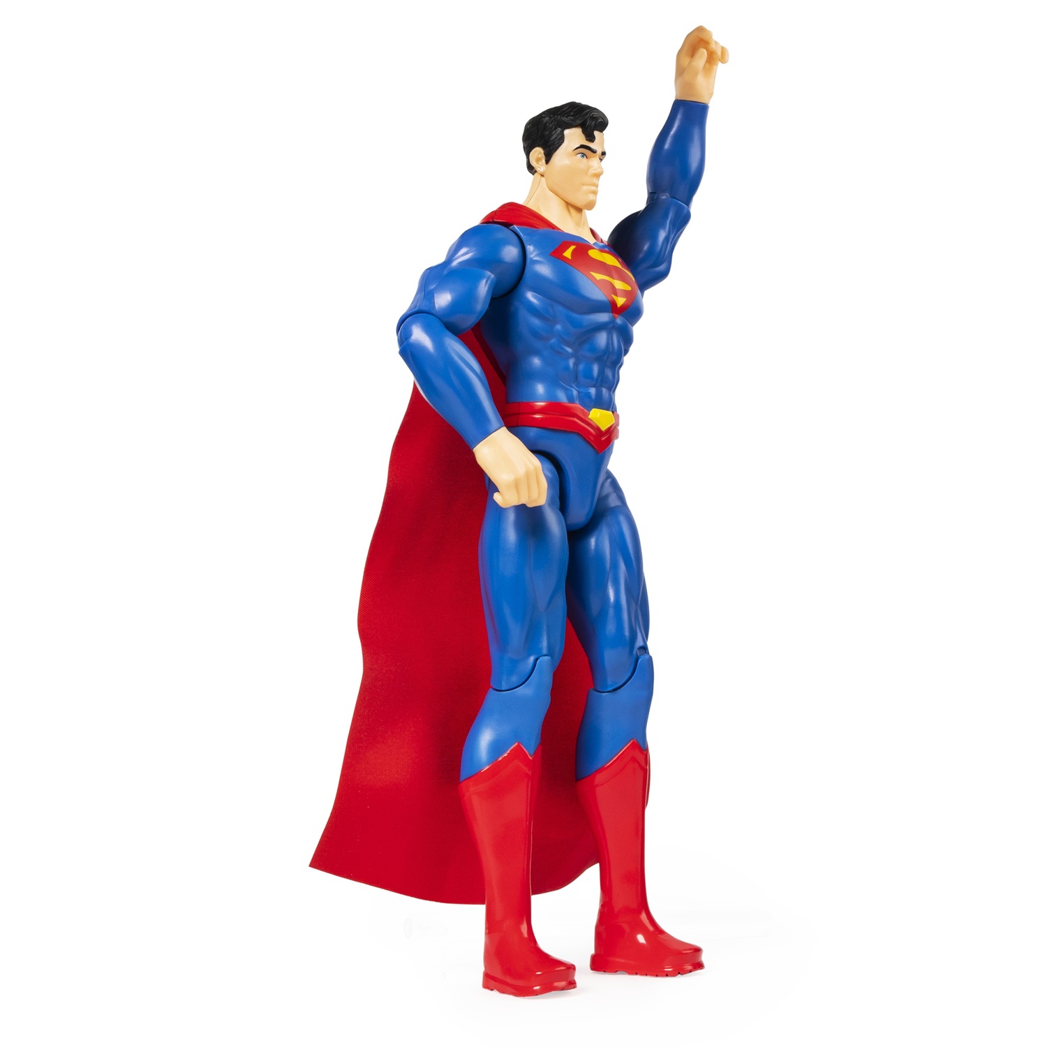 DC Comics SUPERMAN Personaggio Superman 30 cm, con Decorazioni Originali, Mantello e 11 Punti di Articolazione, Giocattoli per Bambini e Bambine, 3+ Anni