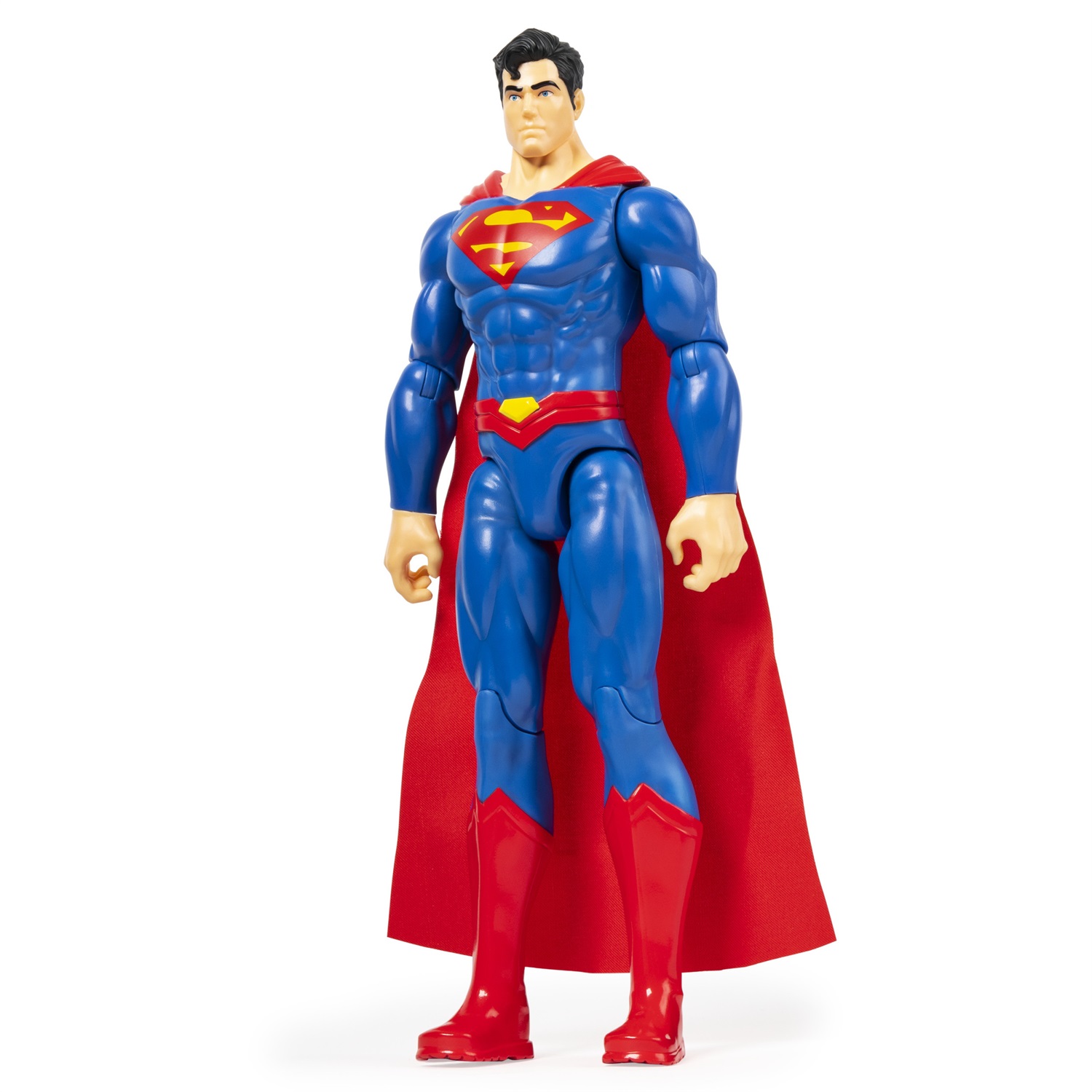 DC Comics SUPERMAN Personaggio Superman 30 cm, con Decorazioni Originali, Mantello e 11 Punti di Articolazione, Giocattoli per Bambini e Bambine, 3+ Anni