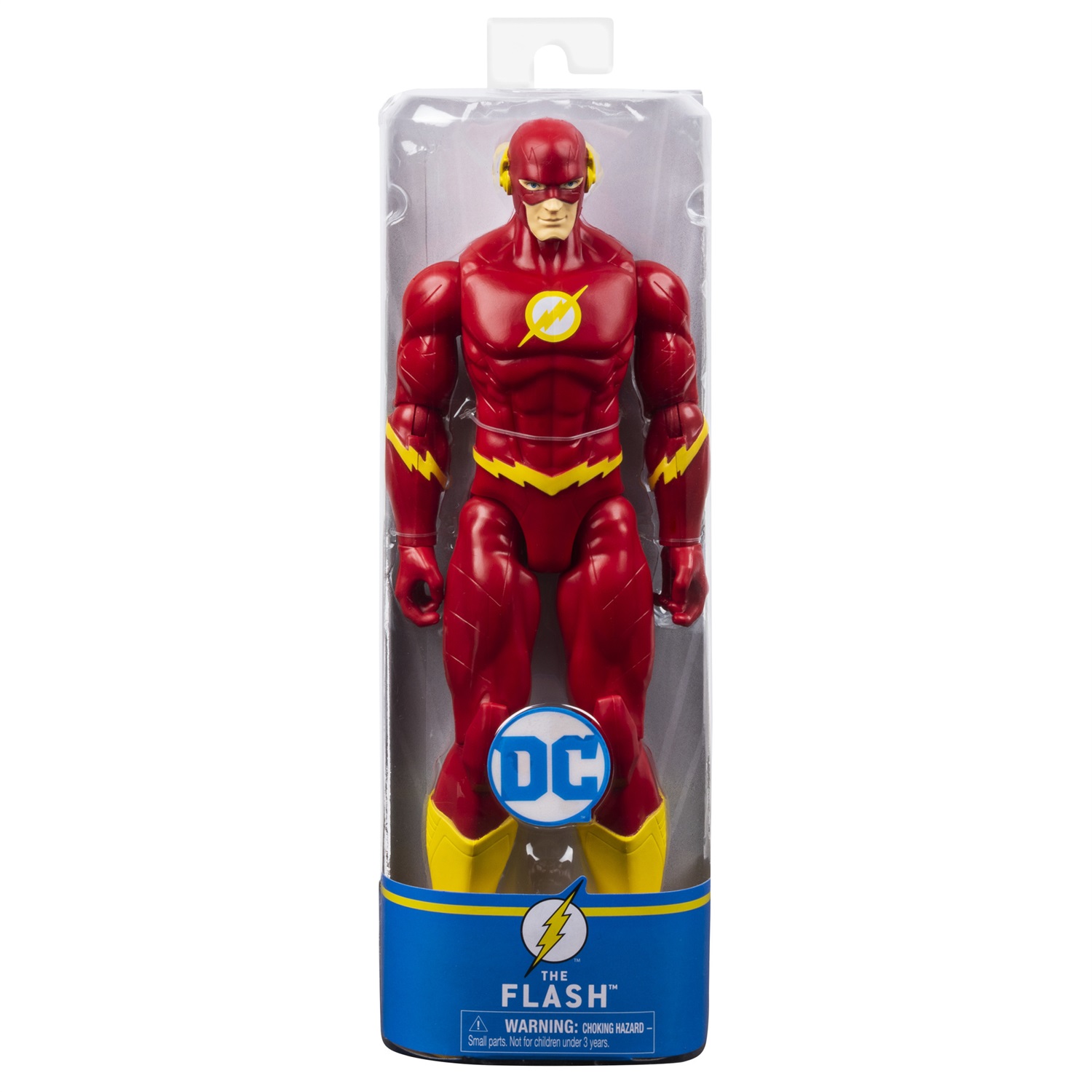 Spin Master | DC Comics | Personaggio Flash 30 cm con 11 Punti di Articolazione e Decorazioni Originali - Giocattolo per Bambini dai 3 Anni