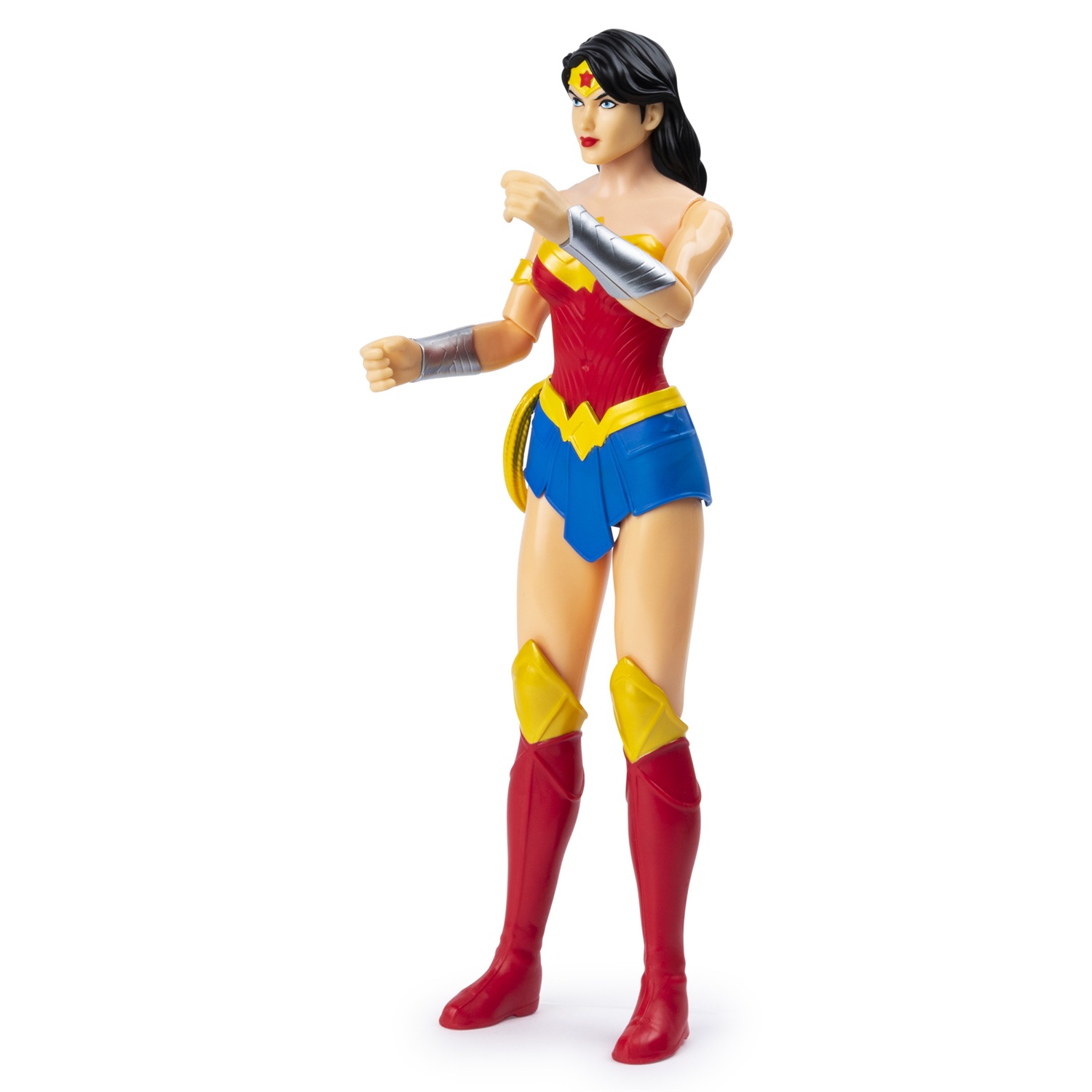 DC Comics Wonder Woman - Personaggio da 30 cm con 11 Punti di Articolazione e Design Autentico per Bambini dai 3 Anni