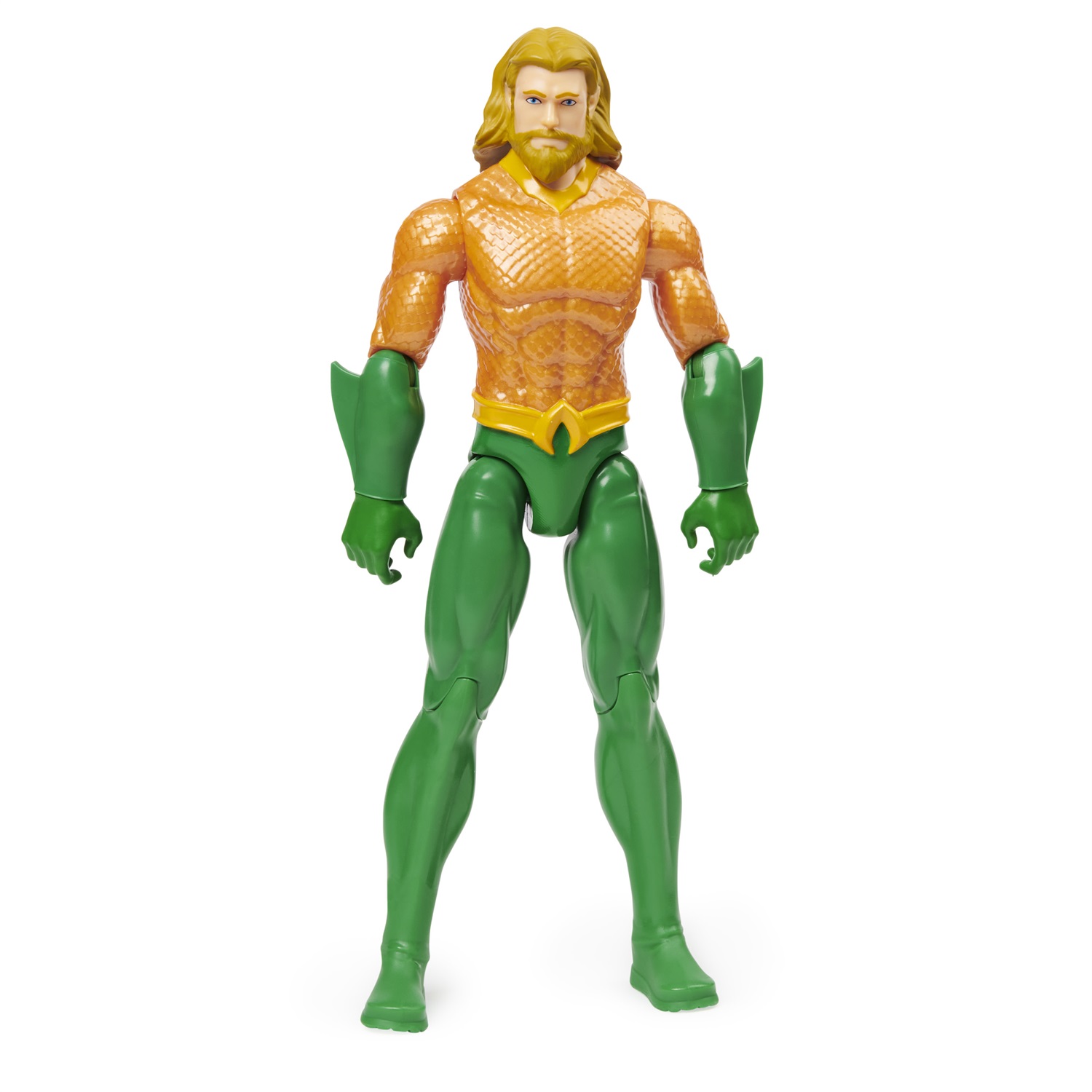 DC Comics | AQUAMAN | Action Figure 30 cm con 11 Punti di Articolazione, Decorazioni Originali e Mantello - Giocattolo per Bambini dai 3 Anni