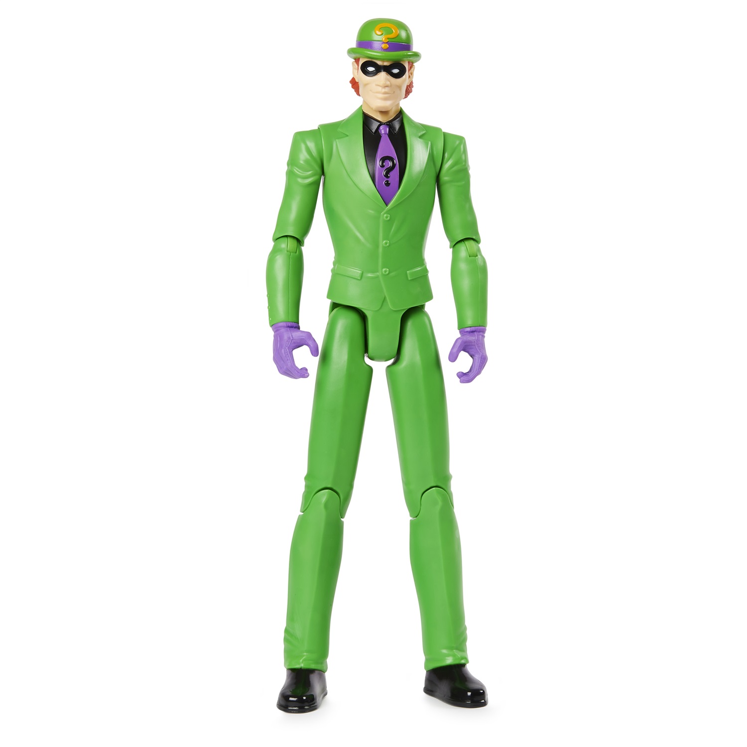 Spin Master | Personaggio Enigmista 30 cm dai fumetti DC Comics di Batman con decorazioni originali e 11 punti di articolazione - Giocattolo per bambini dai 3 anni