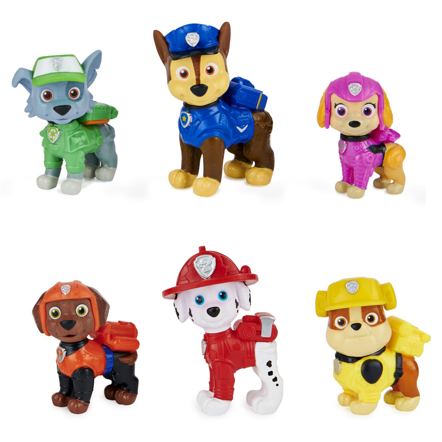 PAW Patrol , Confezione regalo cuccioli da IL FILM con 6 personaggi giocattolo da collezione, giocattoli per bambini dai 3 anni in su