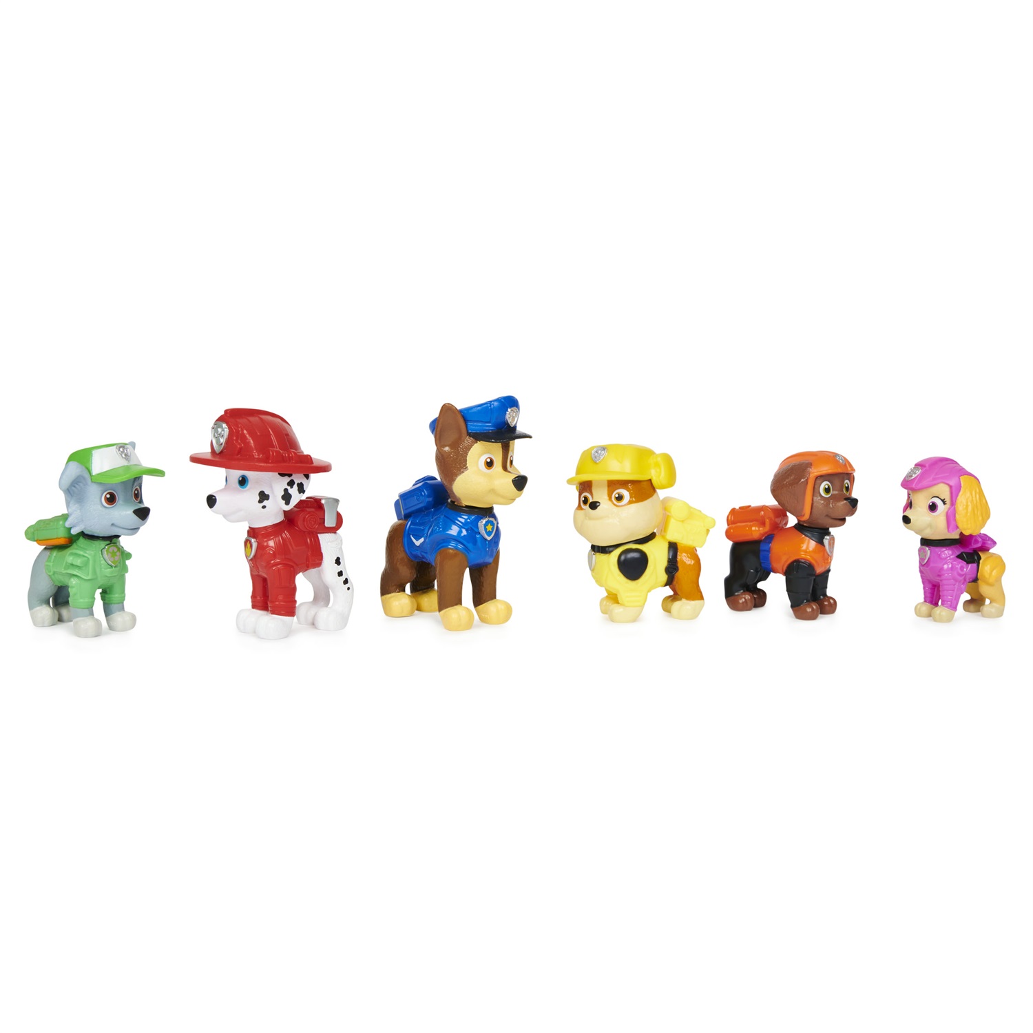 PAW Patrol , Confezione regalo cuccioli da IL FILM con 6 personaggi giocattolo da collezione, giocattoli per bambini dai 3 anni in su