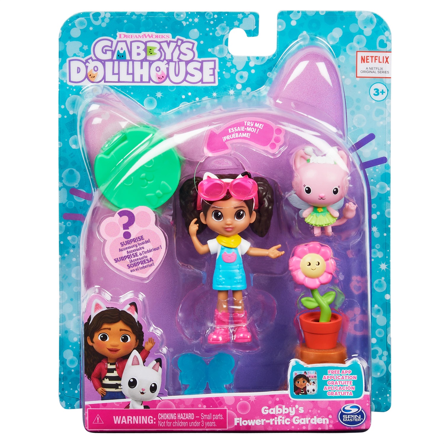 Spin Master Gabby's Dollhouse Set Art Studio con 2 personaggi, 2 accessori, scatola con sorpresa e mobile - Giocattolo per bambini dai 3 anni in su