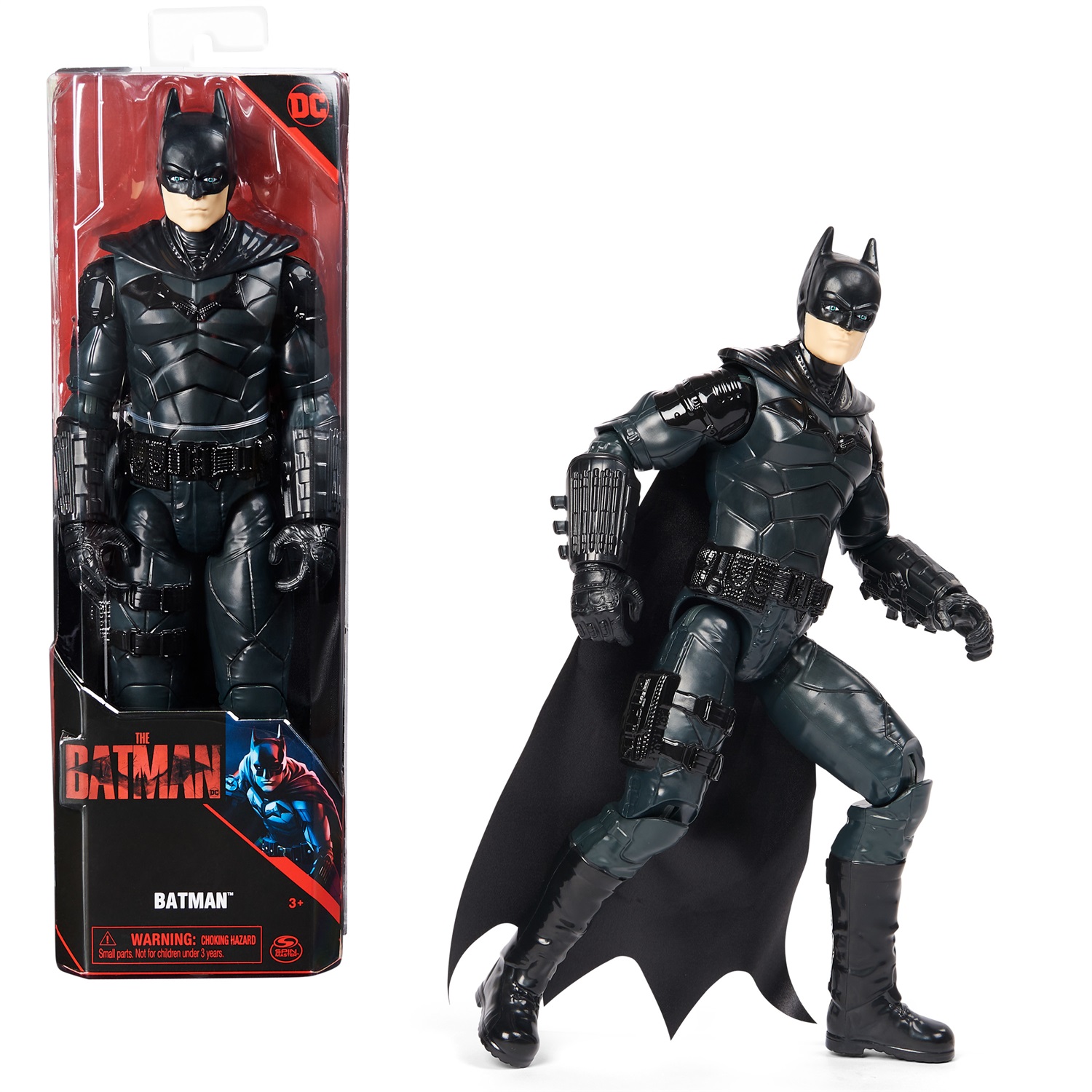 DC Comics - Batman Il Film Personaggio da 30 cm con 11 Punti di Articolazione, Oggetto da Collezione per Bambini e Bambine dai 3 Anni in su