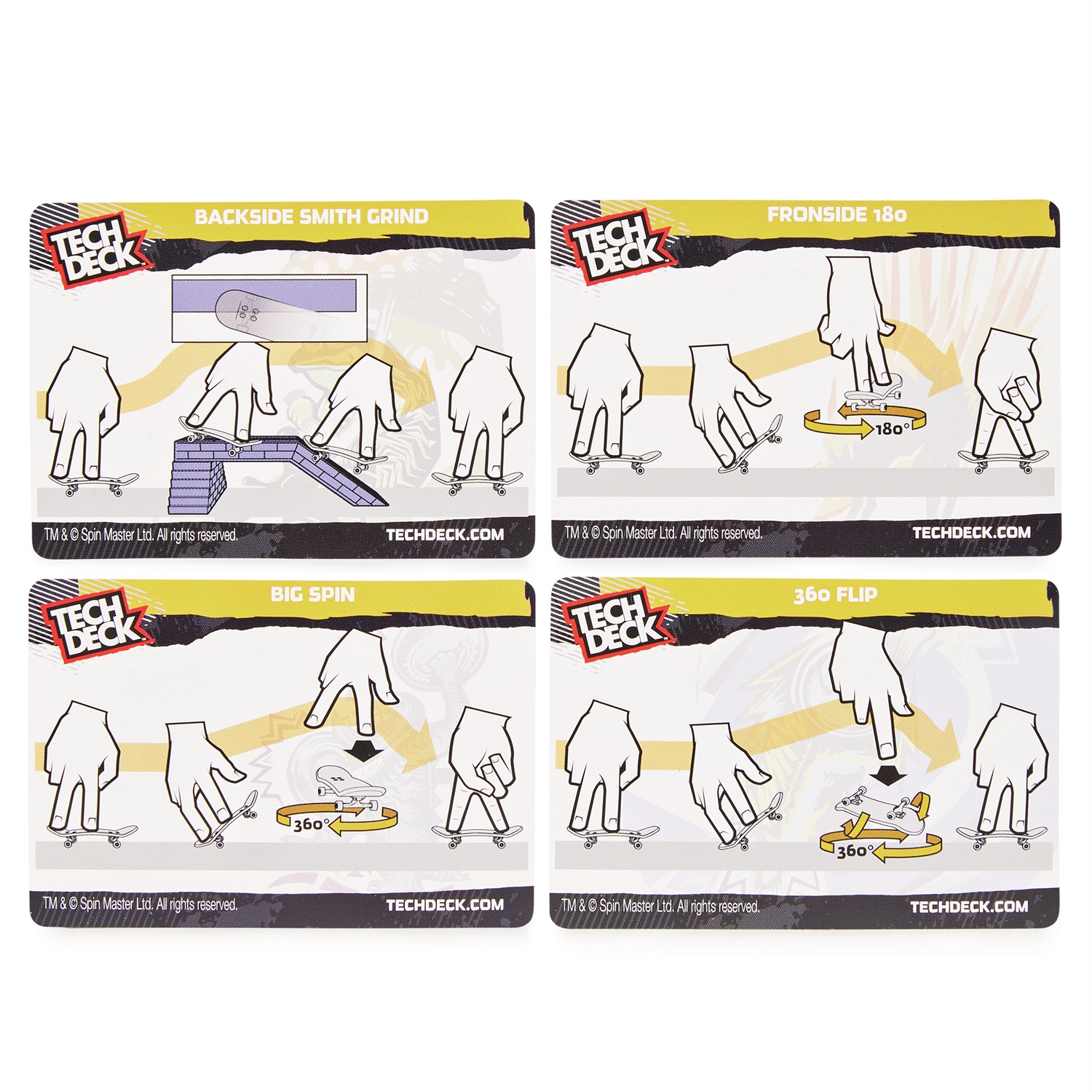 Spin Master Tech Deck Mini Skate Fingerskate Verusus Series - Confezione da 2 Mini Skate Assortiti e 1 Ostacolo, per Bambini dai 4 Anni in Su