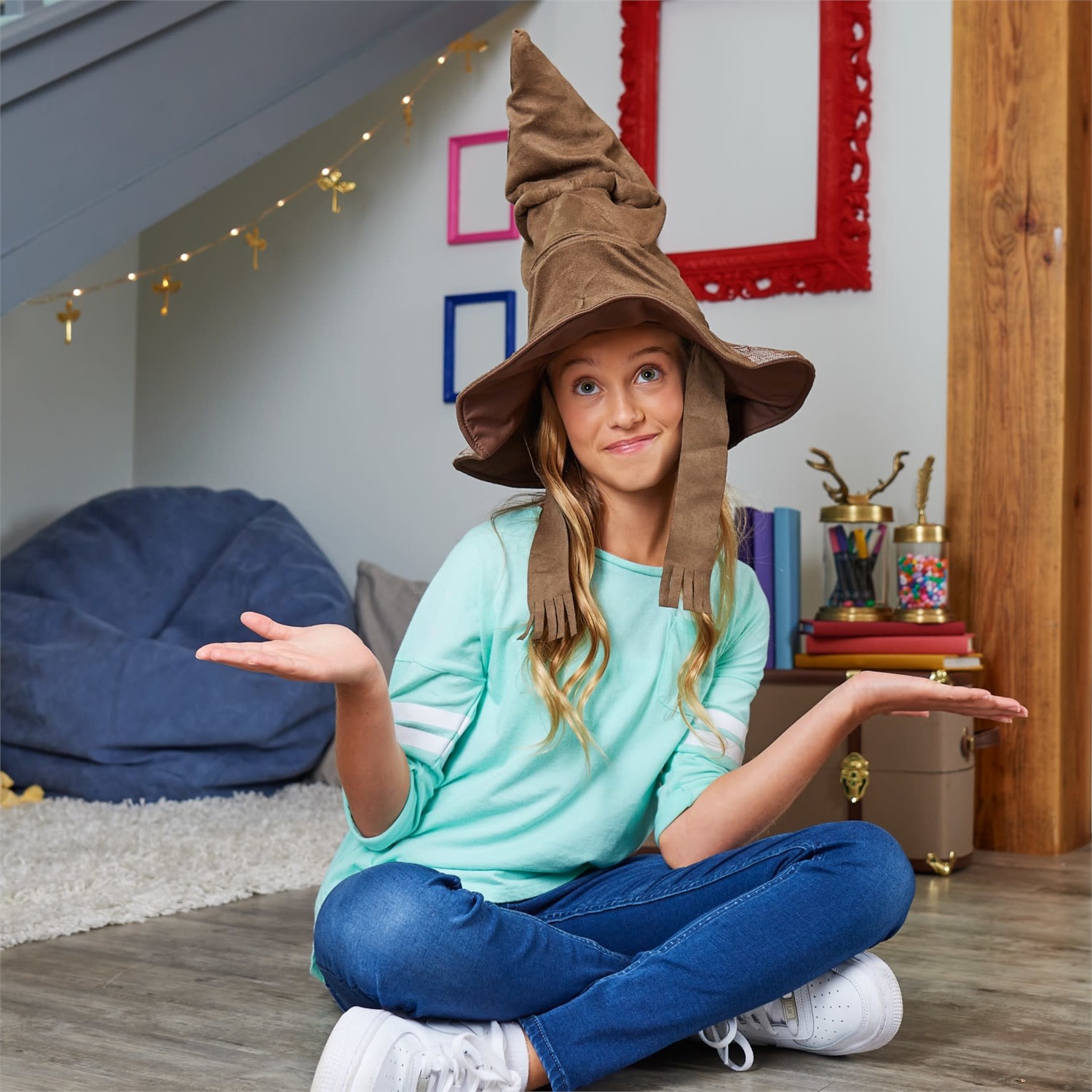 Wizarding World , Cappello Parlante con 15 frasi per gioco creativo di Harry Potter, giocattoli per bambini dai 5 anni in su