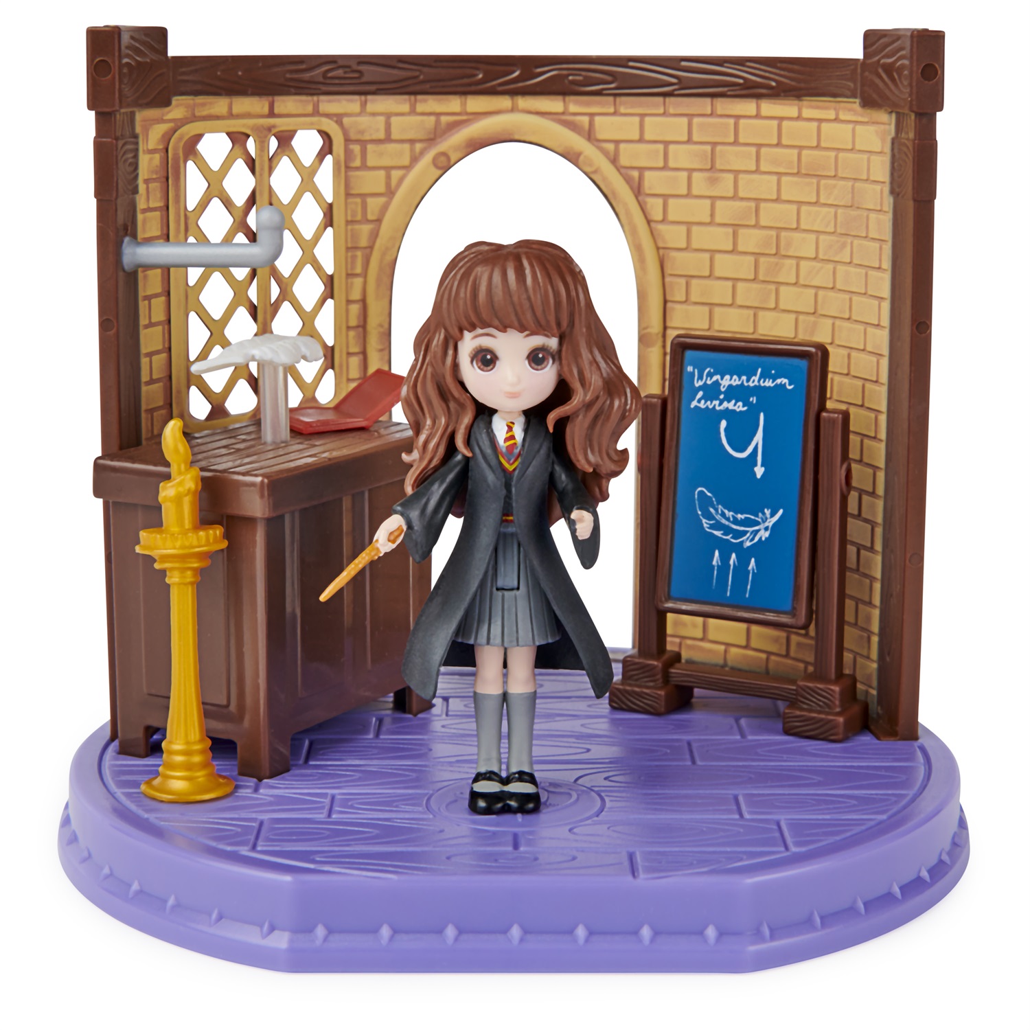 Spin Master Wizarding World - Set Classe di Incantesimi Harry Potter con Bambola Esclusiva Hermione Granger e Accessori - Dai 5 Anni