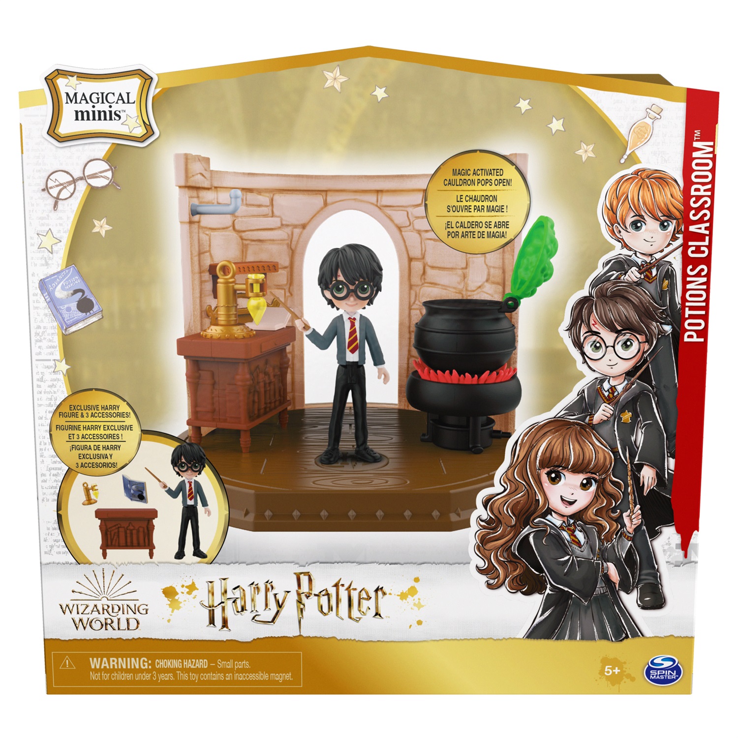 Spin Master Harry Potter Classe di Pozioni con Bambola Esclusiva e Accessori - Gioco per Bambini dai 5 Anni