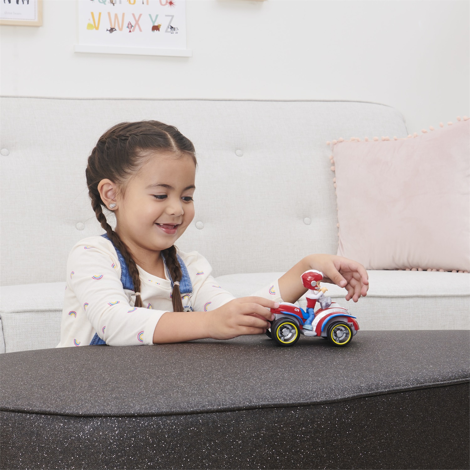 Paw Patrol Quad di Salvataggio di Ryder - Veicolo con Personaggio, Lunghezza 15 cm, Ruote Funzionanti e Dettagli Autentici, Giochi per Bambini dai 3 Anni in su