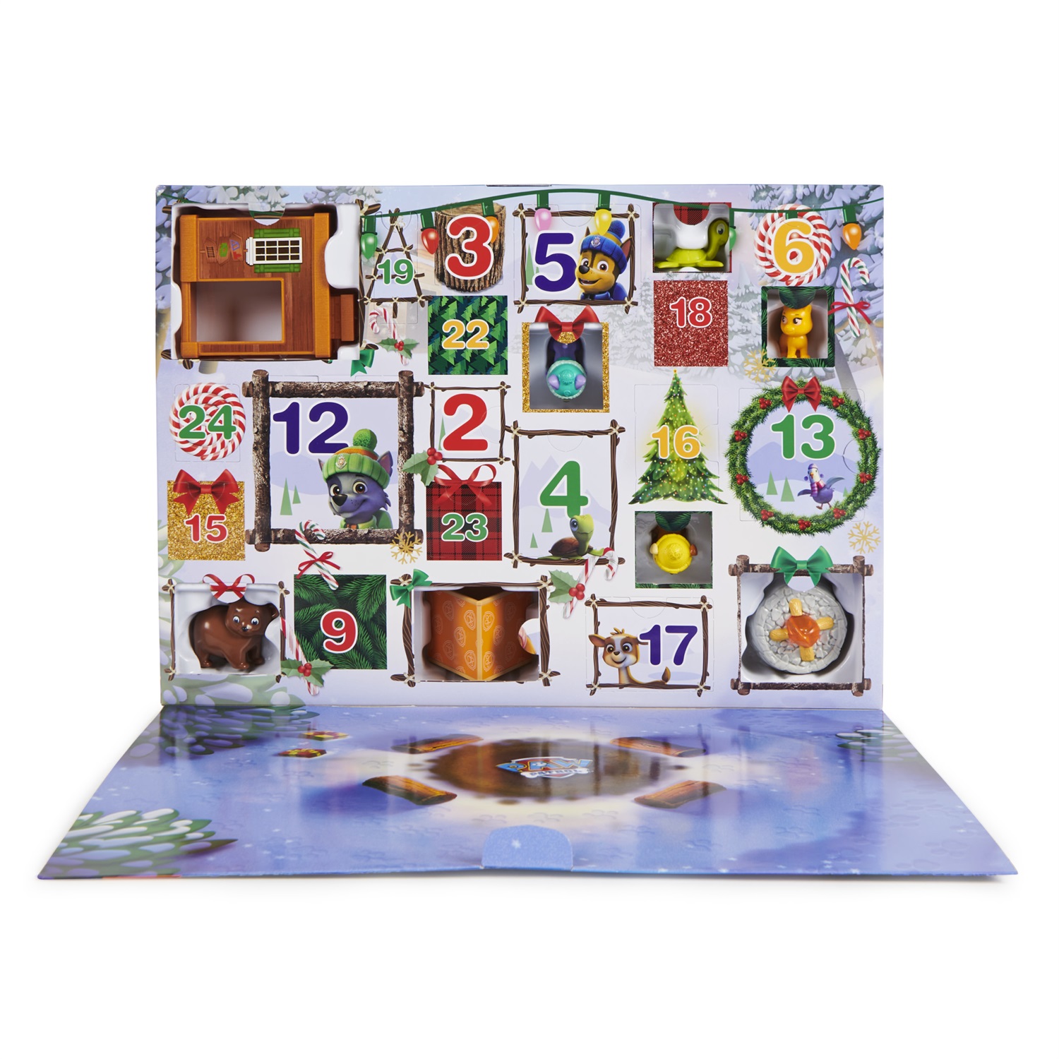 PAW Patrol Calendario Avvento 2023 con 24 Sorprese, Personaggi e Giocattoli per Bambini 3 Anni