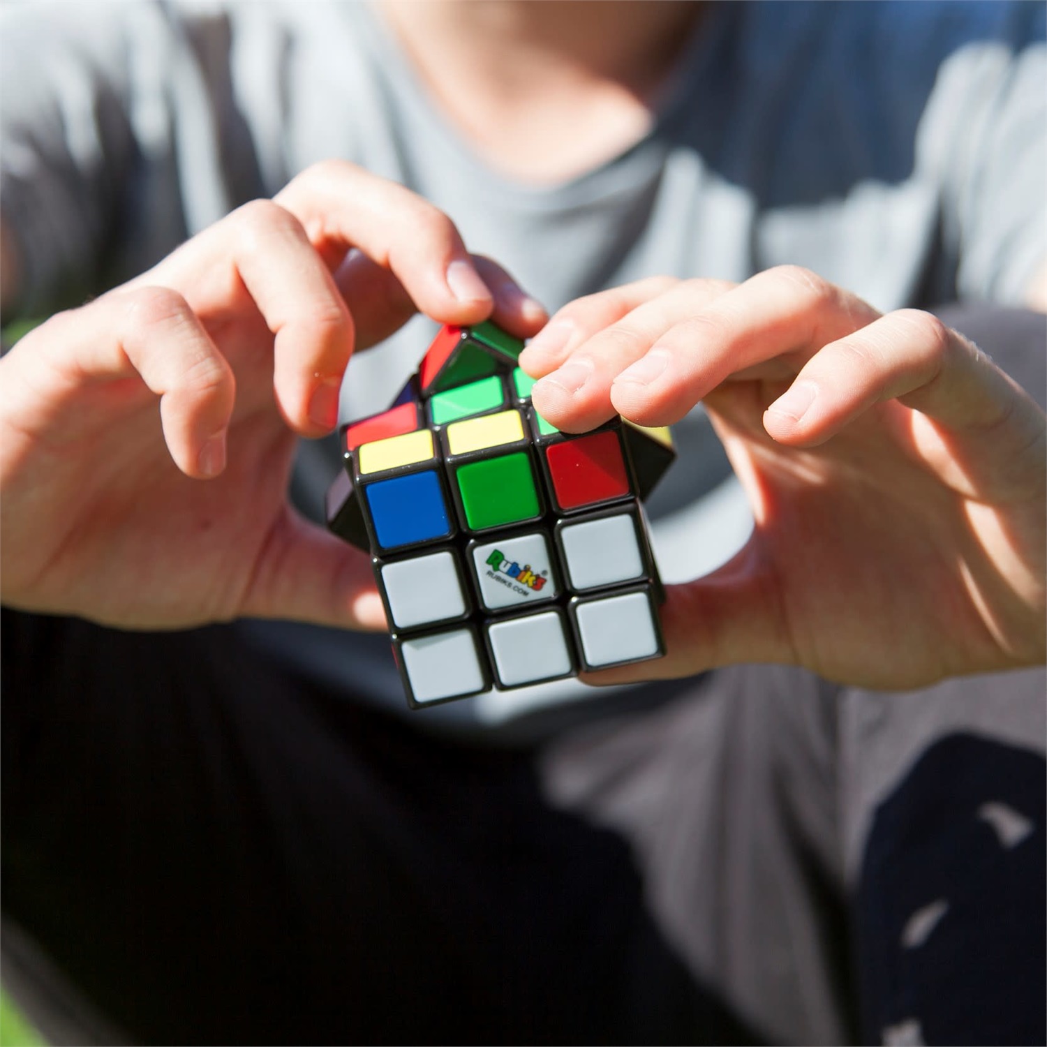 Spin Master Cubo di Rubik Family Pack - Cubo 3x3, Cubo 2x2, Cubo Portachiavi 3x3