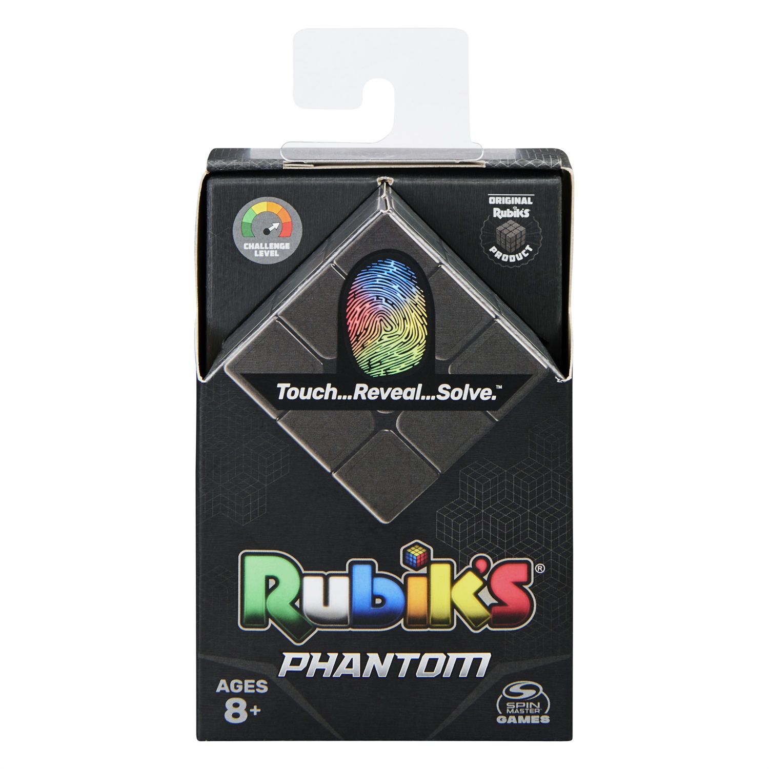 Rubik's Cubo Phantom 3x3 Originale - Rompicapo Antistress con Tecnologia Termocromatica per Adulti e Bambini