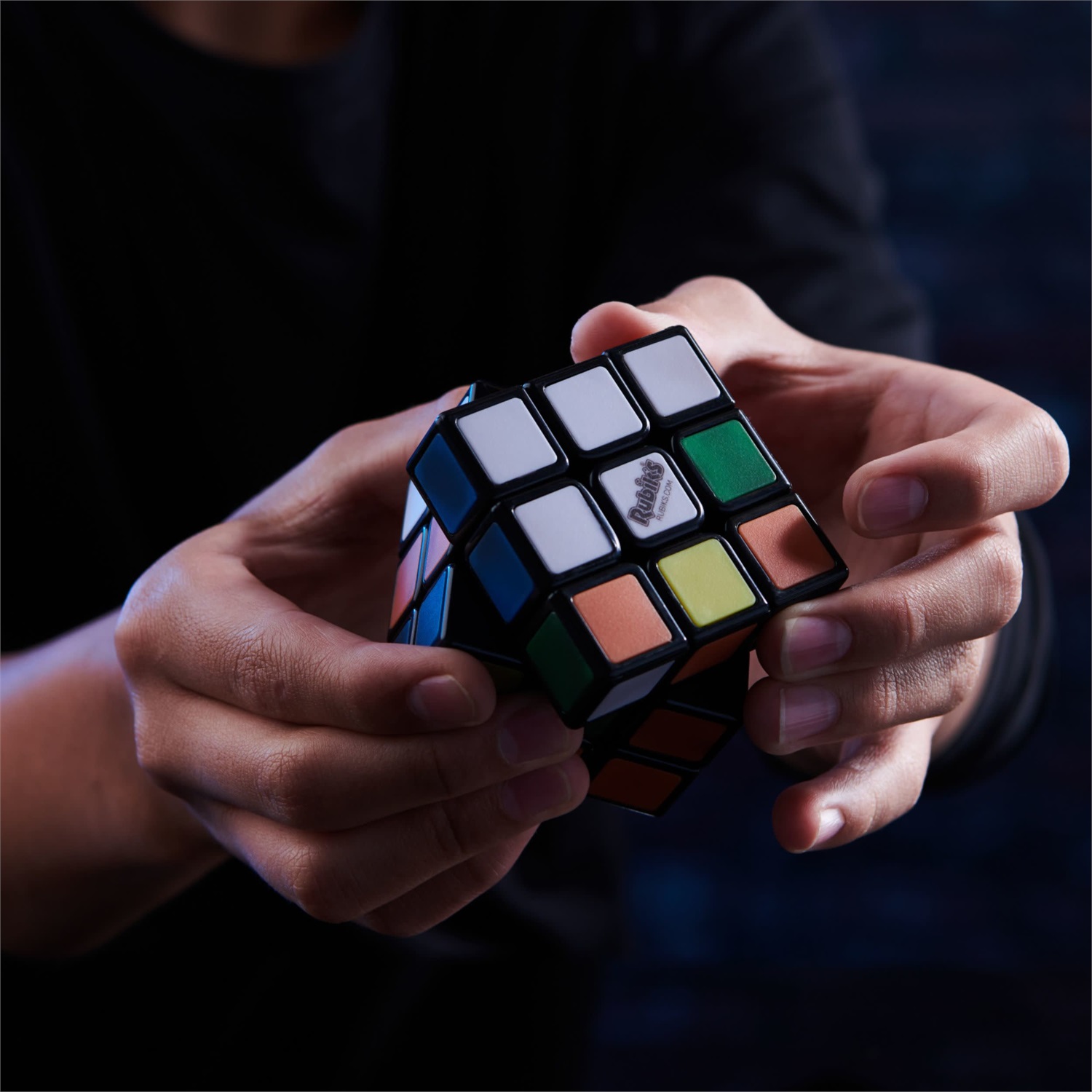 Rubik's Cubo Phantom 3x3 Originale - Rompicapo Antistress con Tecnologia Termocromatica per Adulti e Bambini