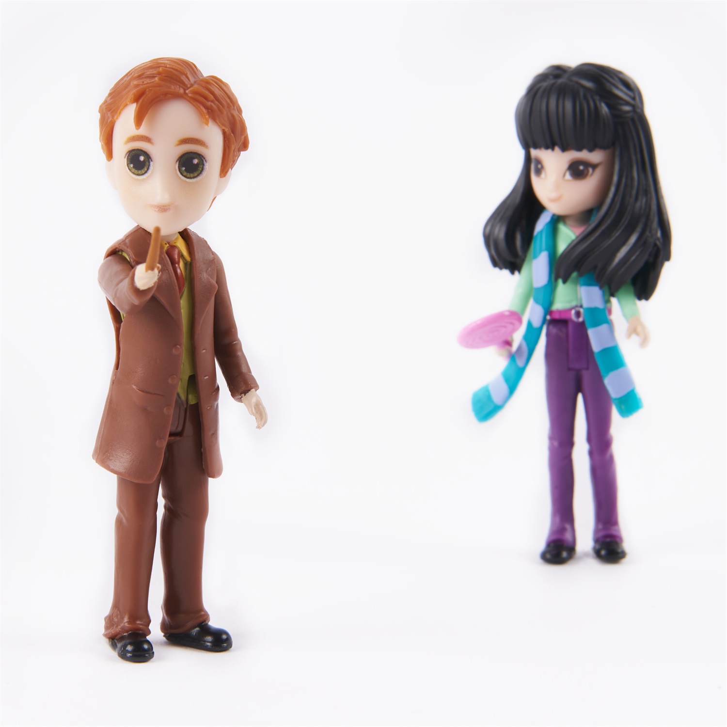 Wizarding World | Set Amicizia con George Weasley e Cho Chang | Bambole da 7.5 cm con 2 accessori | Giocattoli per bambini dai 6 anni in su