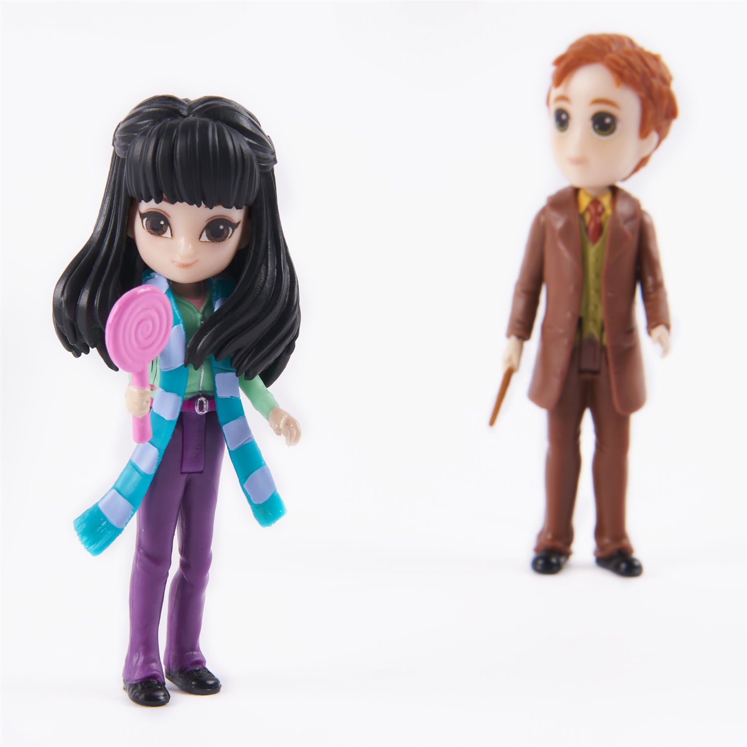 Wizarding World | Set Amicizia con George Weasley e Cho Chang | Bambole da 7.5 cm con 2 accessori | Giocattoli per bambini dai 6 anni in su