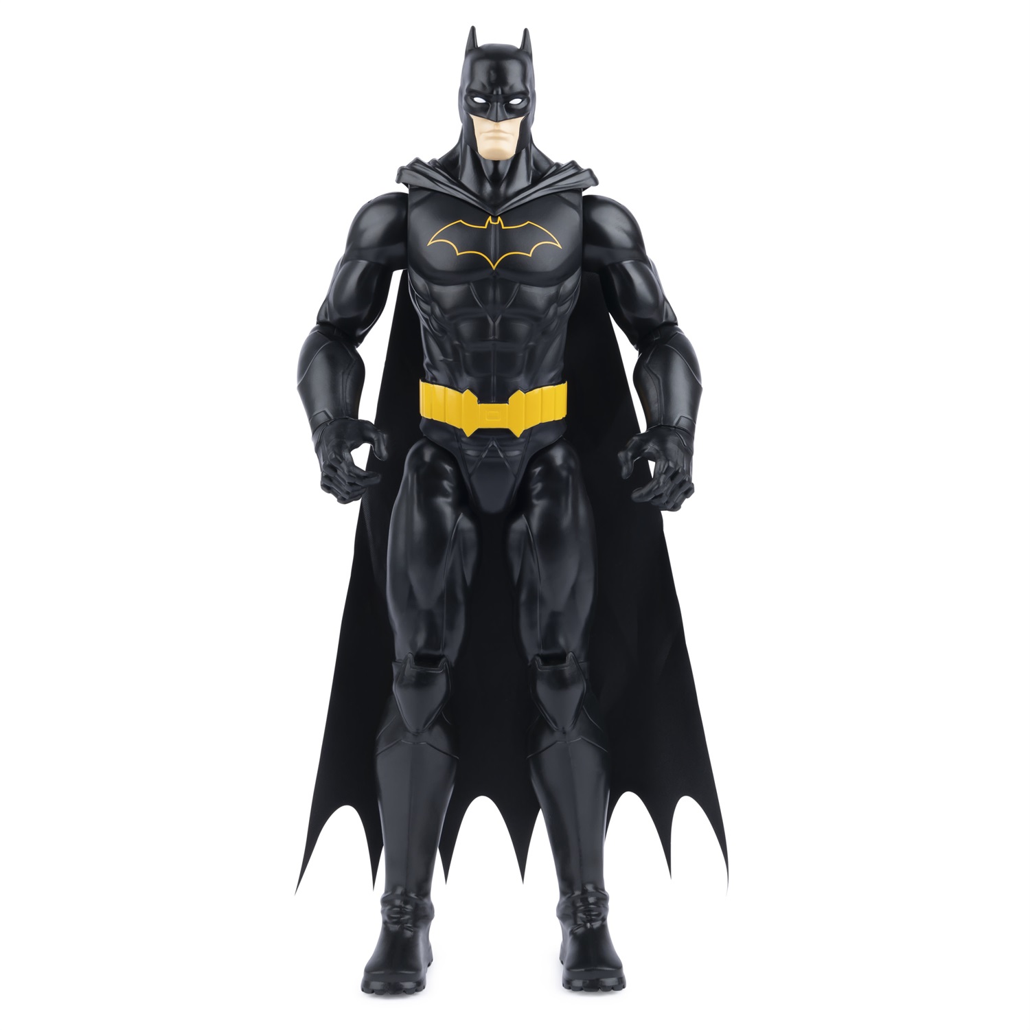 Spin Master | BATMAN | Personaggio Snodabile 30 cm con Armatura Nera, Mantello e 11 Punti di Articolazione - Giocattolo per Bambini dai 3 Anni